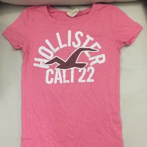 Hollister Pink Cotton T Shirt Brand New - $5